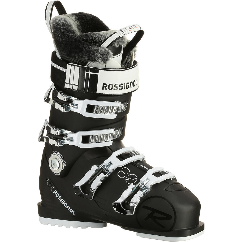 Črni ženski smučarski čevlji ROSSIGNOL PURE PRO 80