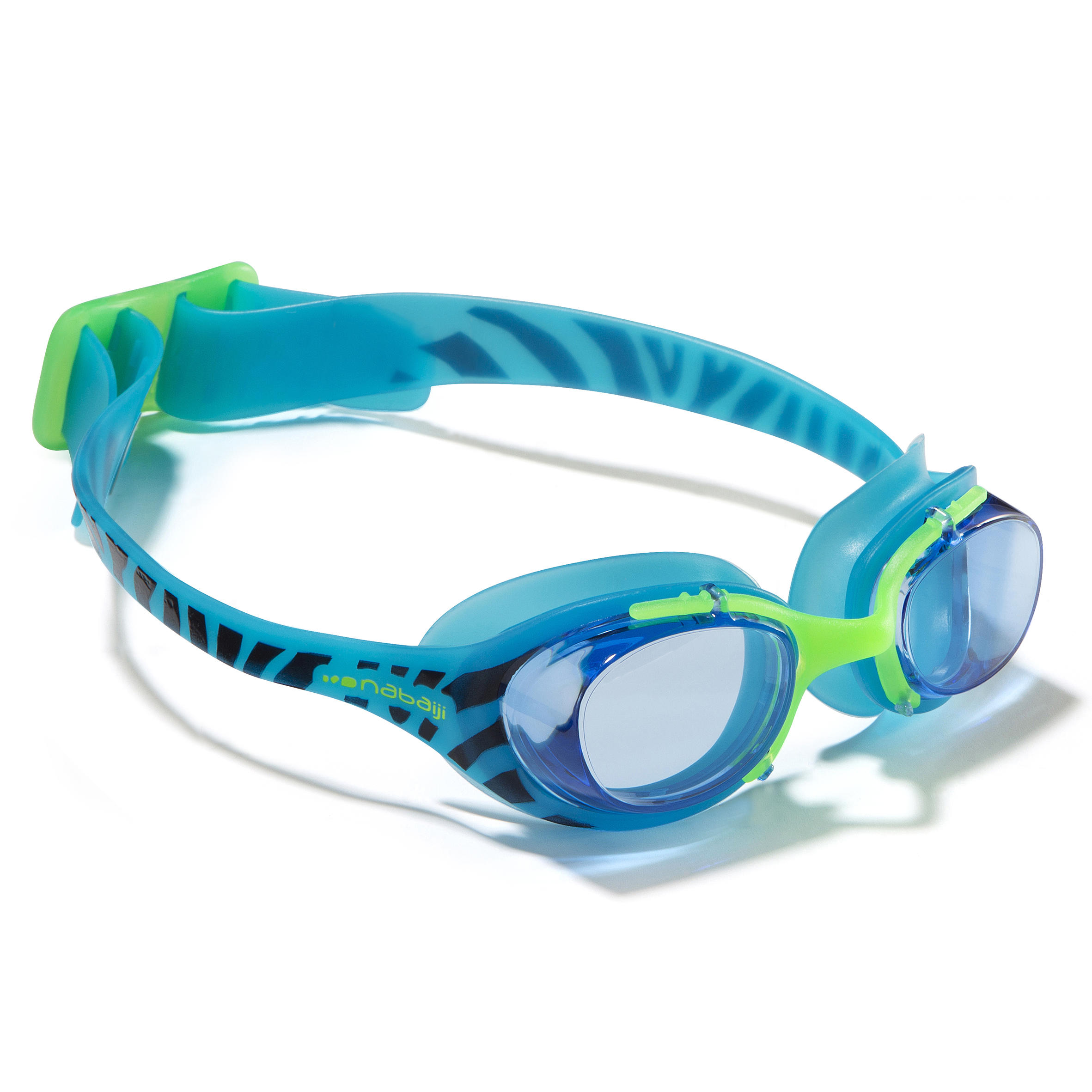 NABAIJI XBASE swimming goggles size L - Zebra blue