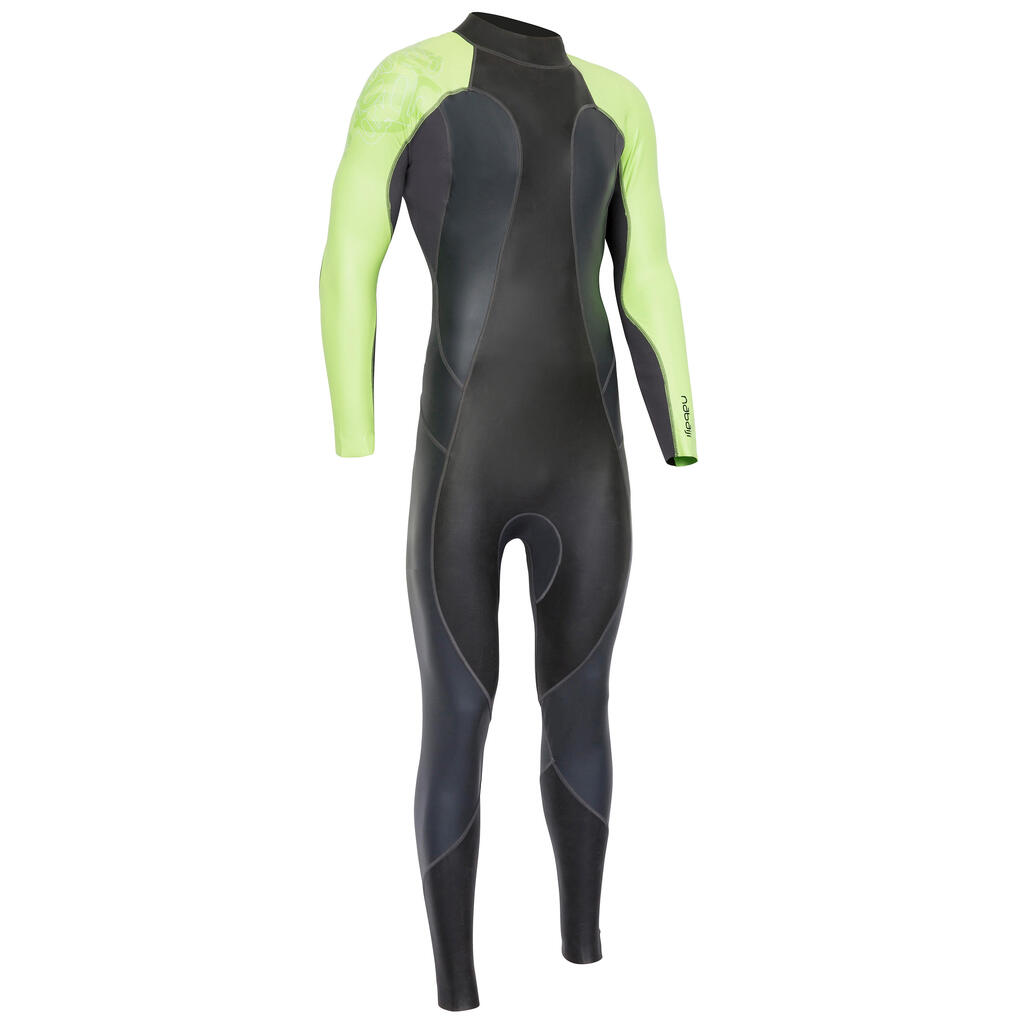 Мъжки костюм 100 за плуване във води с умерена температура