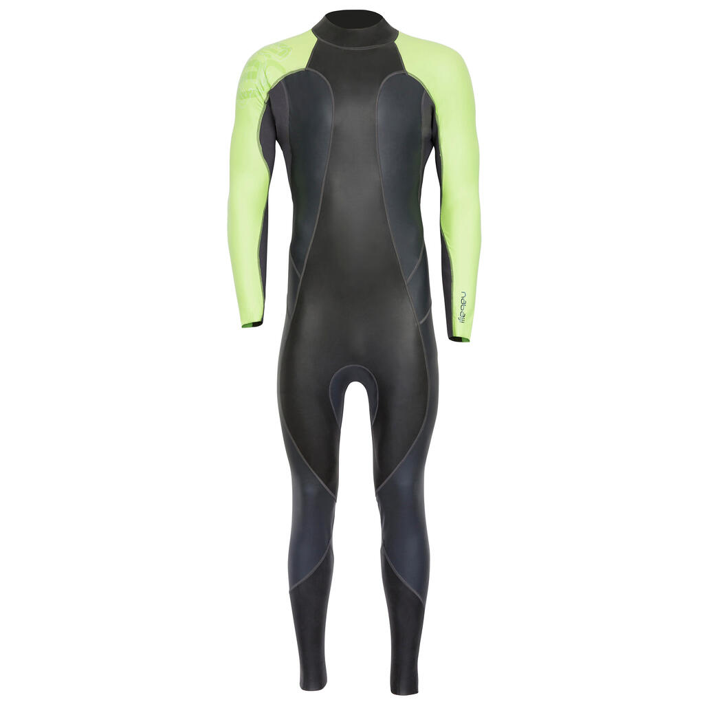 OWS100 Men's 1/0 mm Neoprene Open Water Swimming Suit