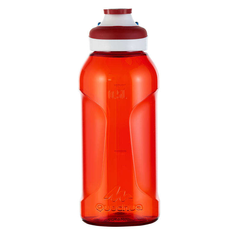 Gourde randonnée 500 bouchon ouverture rapide 0,5 litre plastique (Tritan) rouge Gourde randonnée 500 bouchon ouverture rapide 0,5 litre plastique (Tritan) rouge