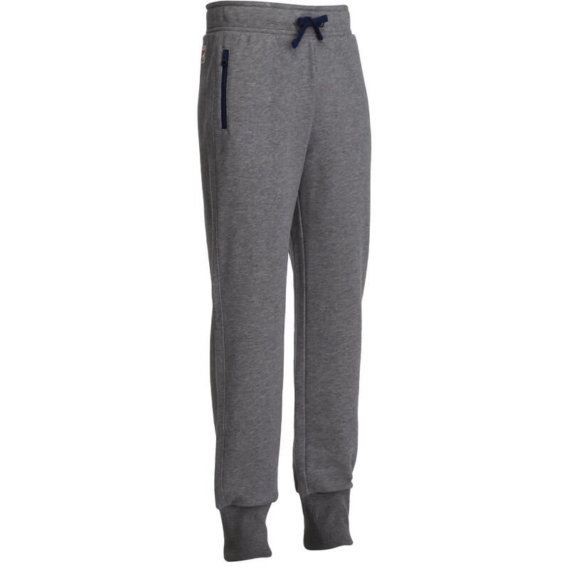 Pantalon 520 chaud slim Gym garçon poches gris