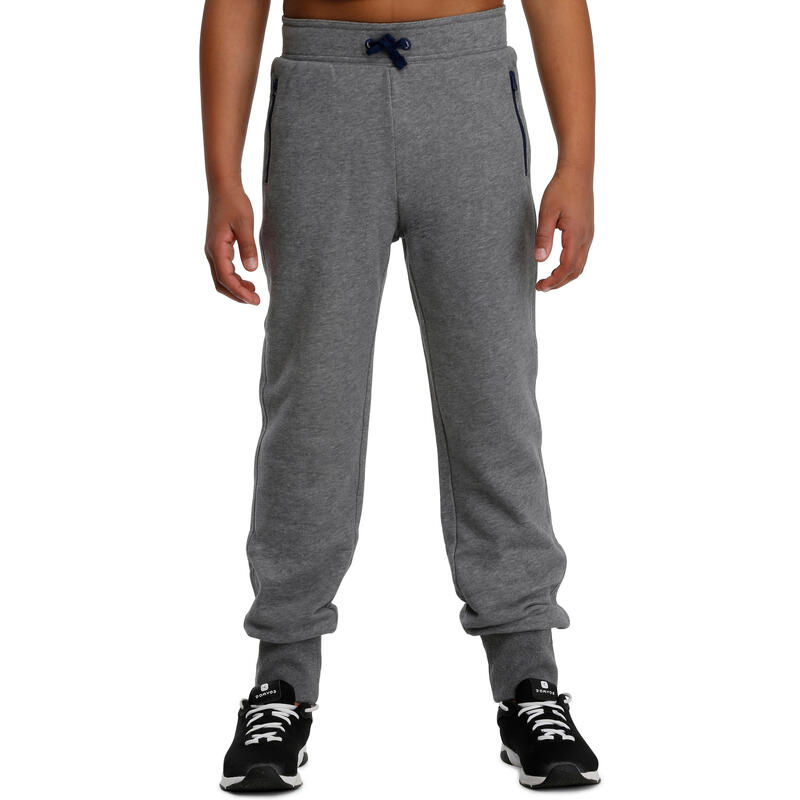 Pantalon 520 chaud slim Gym garçon poches gris