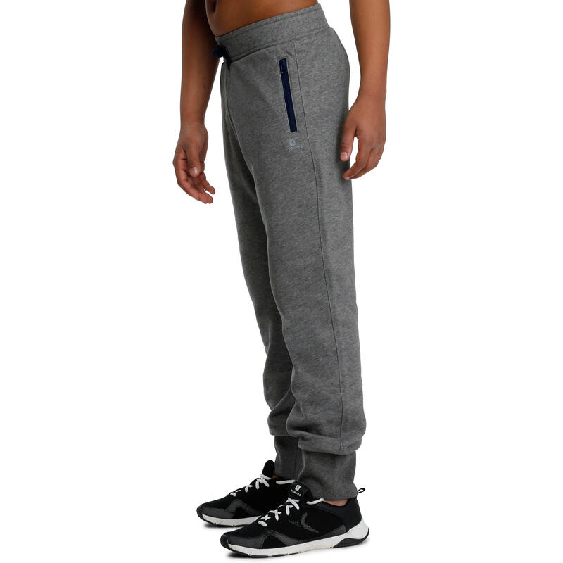 Pantalon 520 chaud slim Gym garçon poches gris