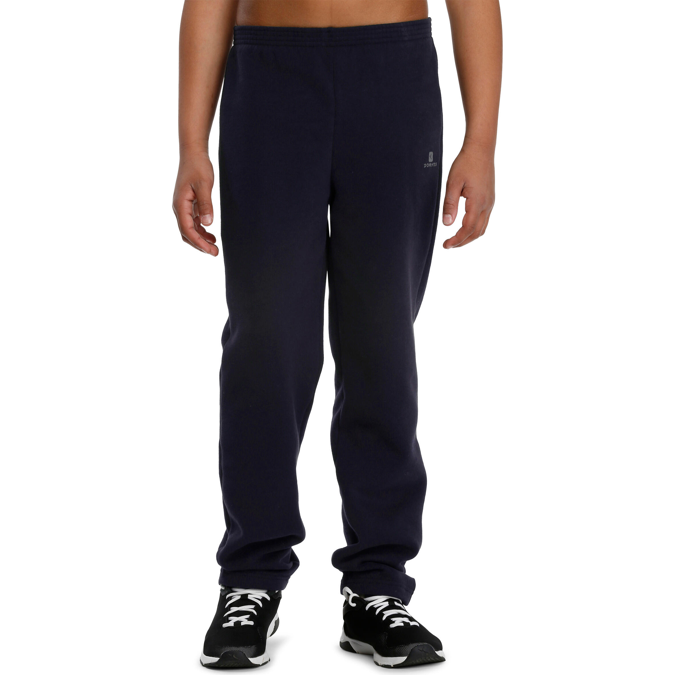 Boys' Brushed Jersey Fitness Bottoms - Navy Blue 2/9