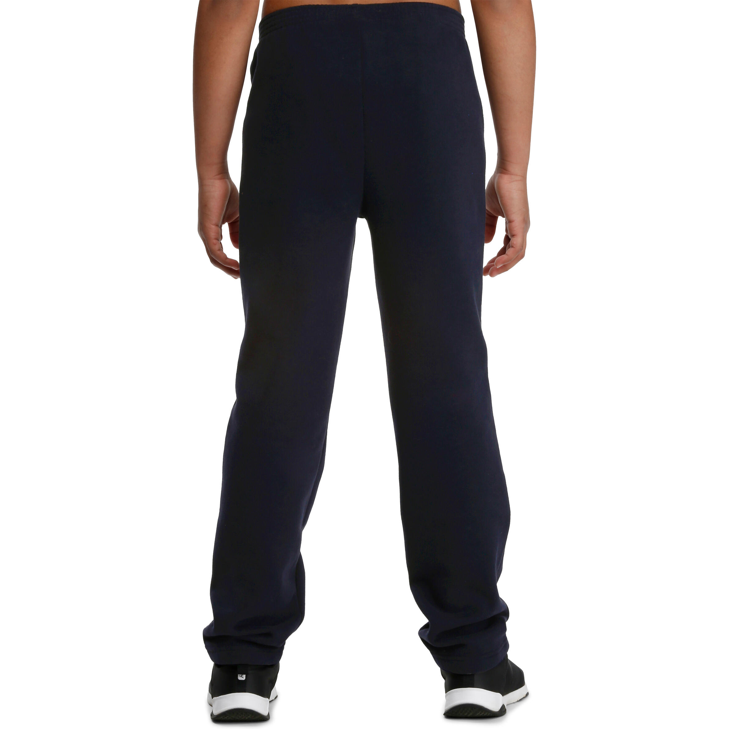 Boys' Brushed Jersey Fitness Bottoms - Navy Blue 4/9