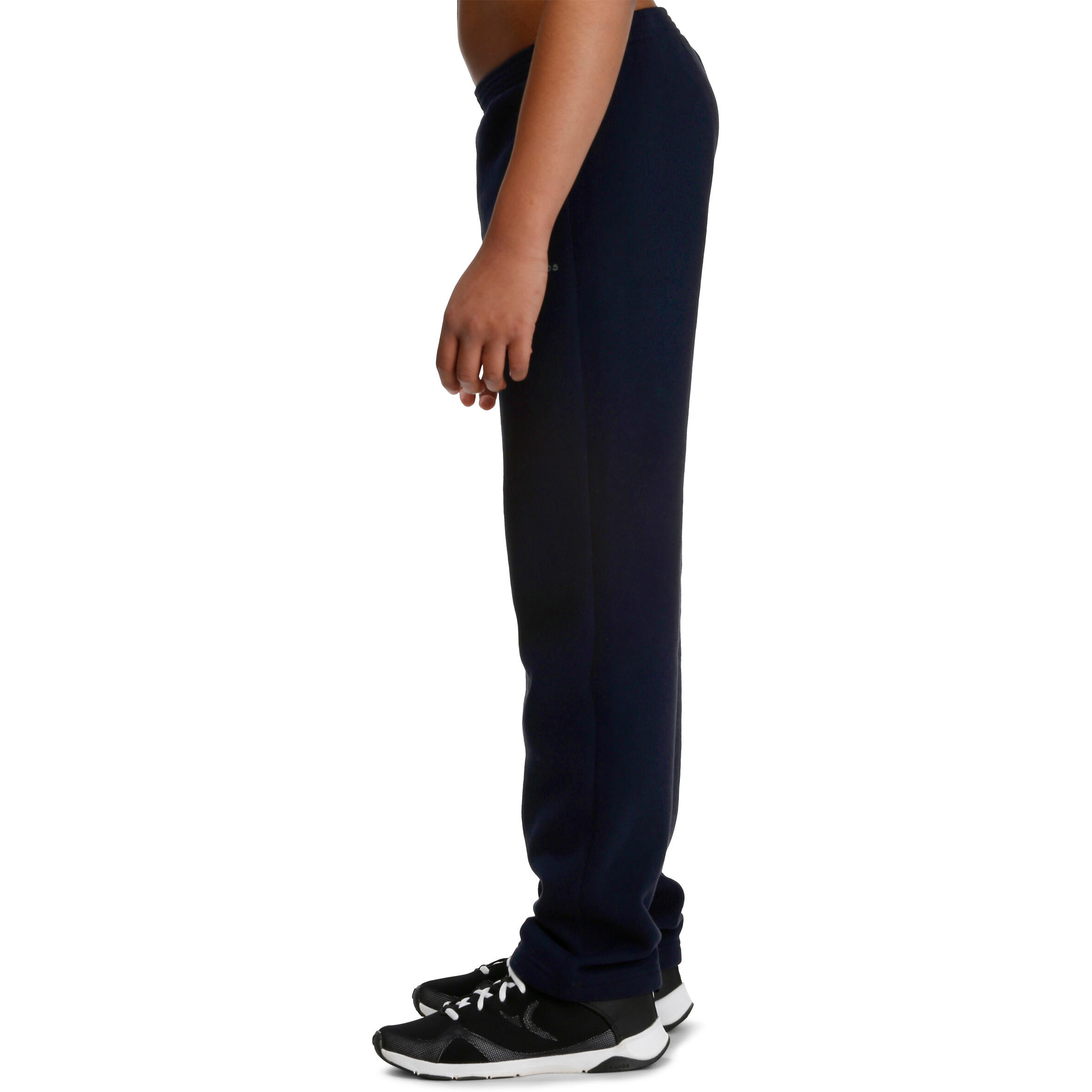 Boys' Brushed Jersey Fitness Bottoms - Navy Blue 5/9