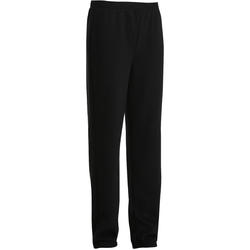 Pantalon molleton fitness garçon noir