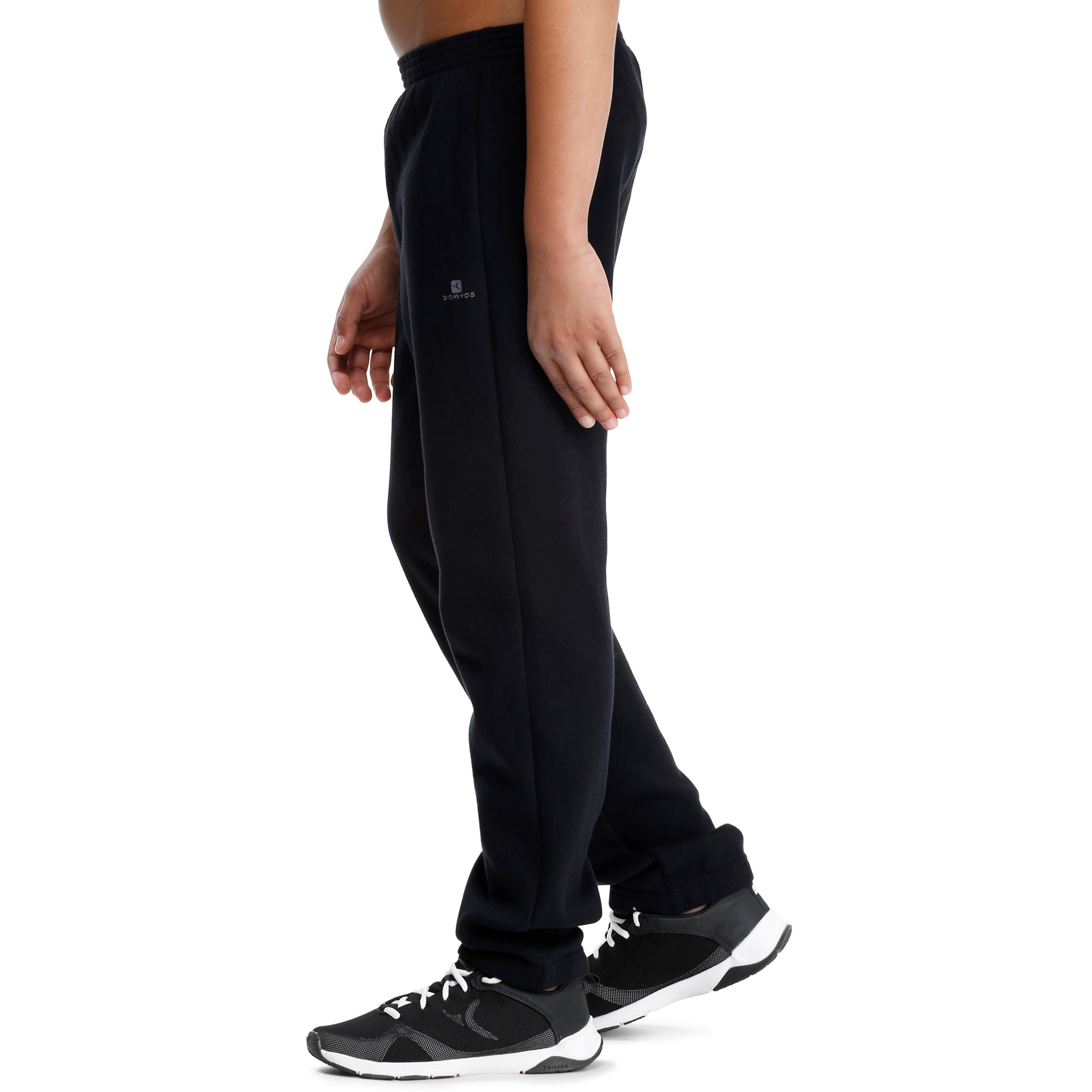 Boys' Brushed Jersey Fitness Bottoms - Black 5/9