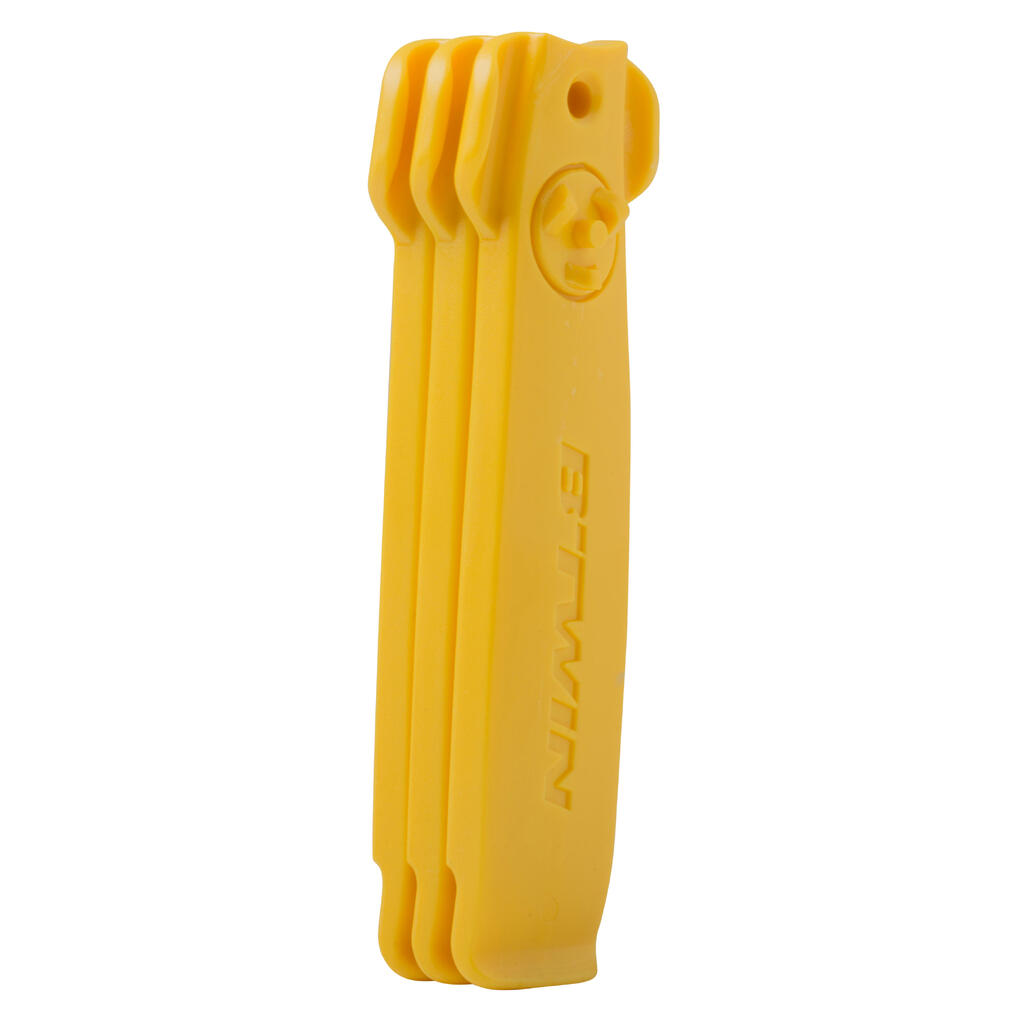 Pack of 3 Tyre Levers - Yellow