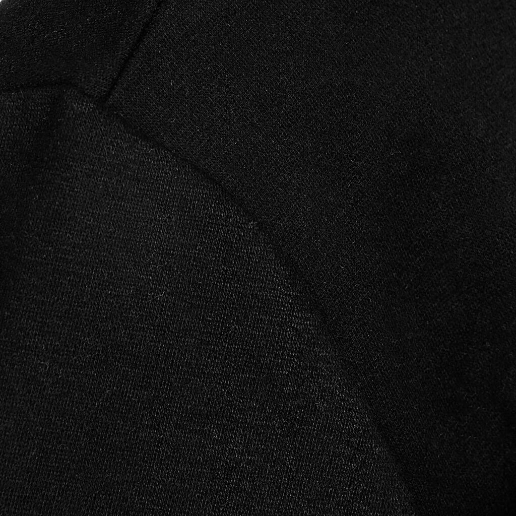 Kapuzenpullover Kinder, schwarz