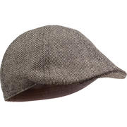 Flat Tweed Cap - Beige