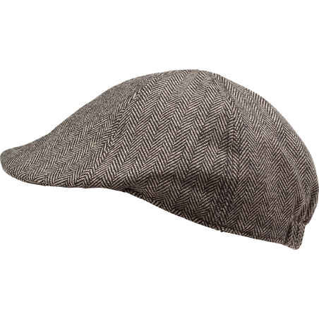 Tweed Flat Cap - Brown