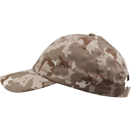 Casquette chasse Steppe 100 camouflage island