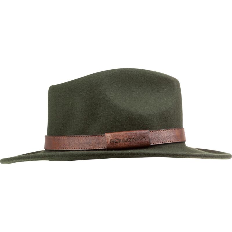 Lovecký plstěný vodoodpudivý klobouk 100 zelený