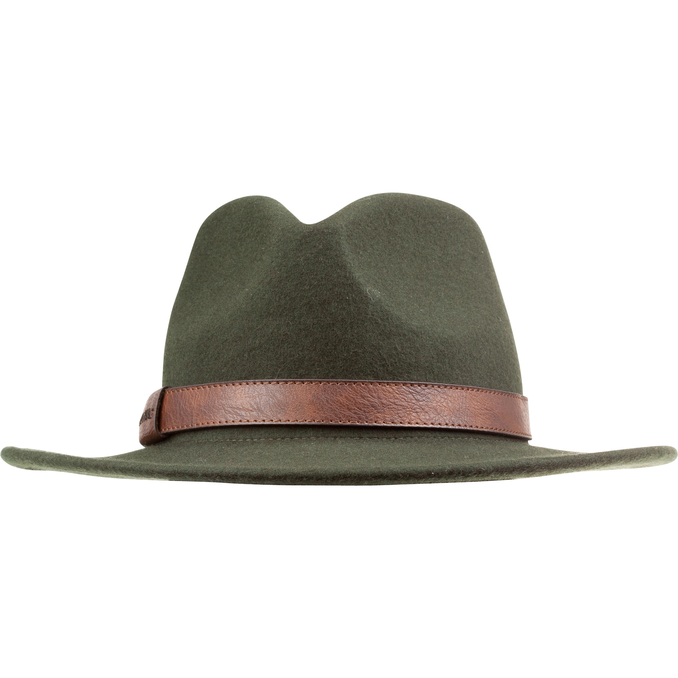 Warm Felt Country Sport Hat - Brown 1/3