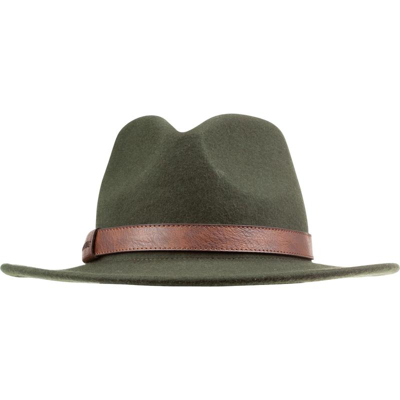 Sombrero Caza Solognac 100 Adulto Verde Fieltro Perlante