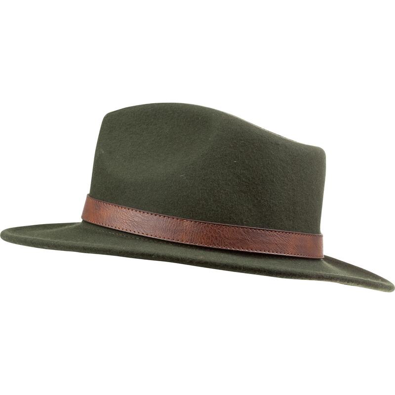Lovecký plstěný vodoodpudivý klobouk 100 zelený