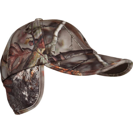 Флісова кепка Actikam-B для полювання, з навушниками - Камуфляж