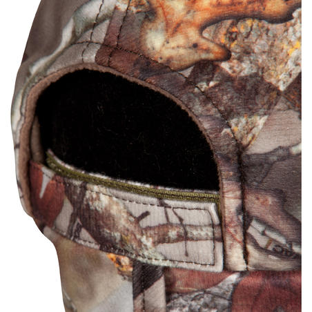 Флісова кепка Actikam-B для полювання, з навушниками - Камуфляж