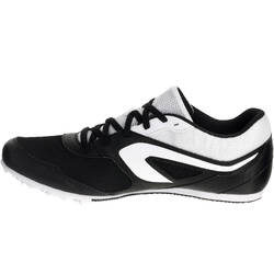 ATHLETICS TRAINERS WITH SPIKES BLACK WHITE