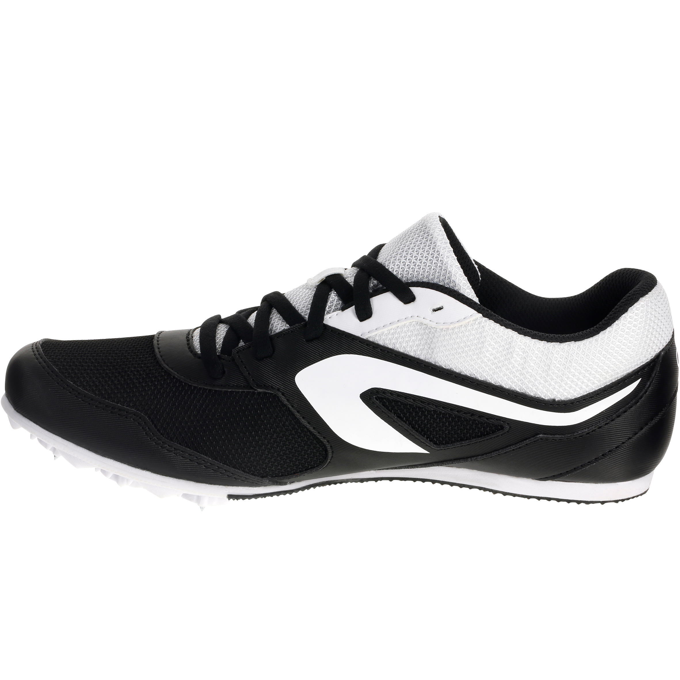 ATHLETICS TRAINERS WITH SPIKES BLACK WHITE 3/18
