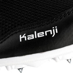 ATHLETICS TRAINERS WITH SPIKES BLACK WHITE