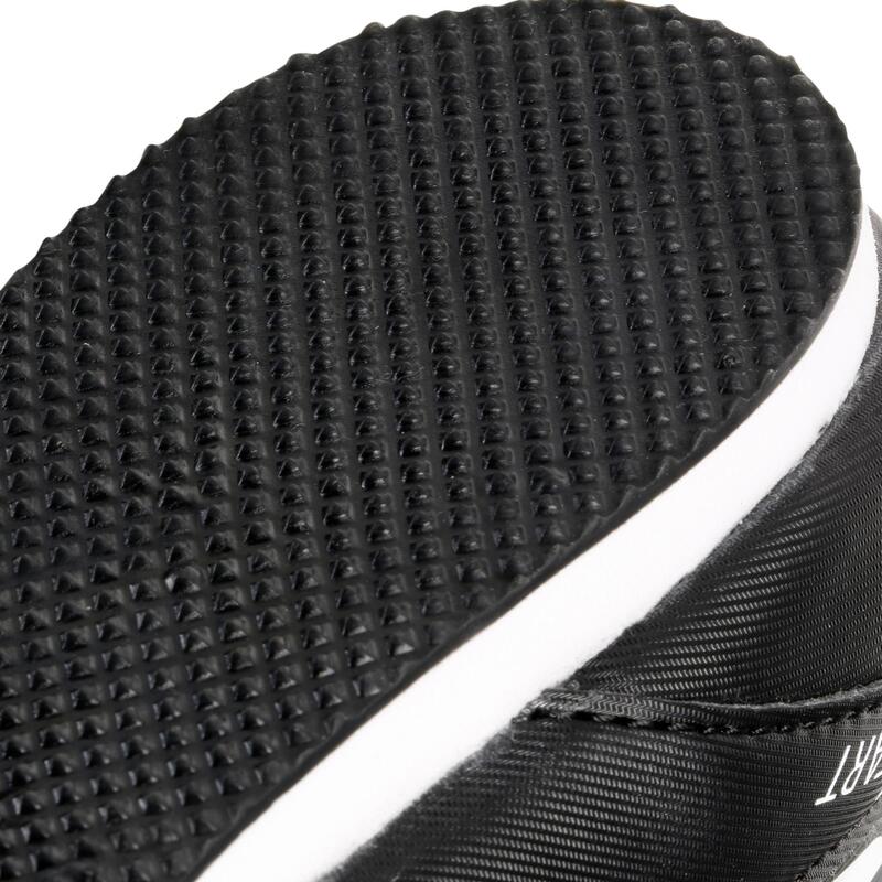 ZAPATILLAS DE ATLETISMO CON CLAVOS POLIVALENTE NEGRO BLANCO 