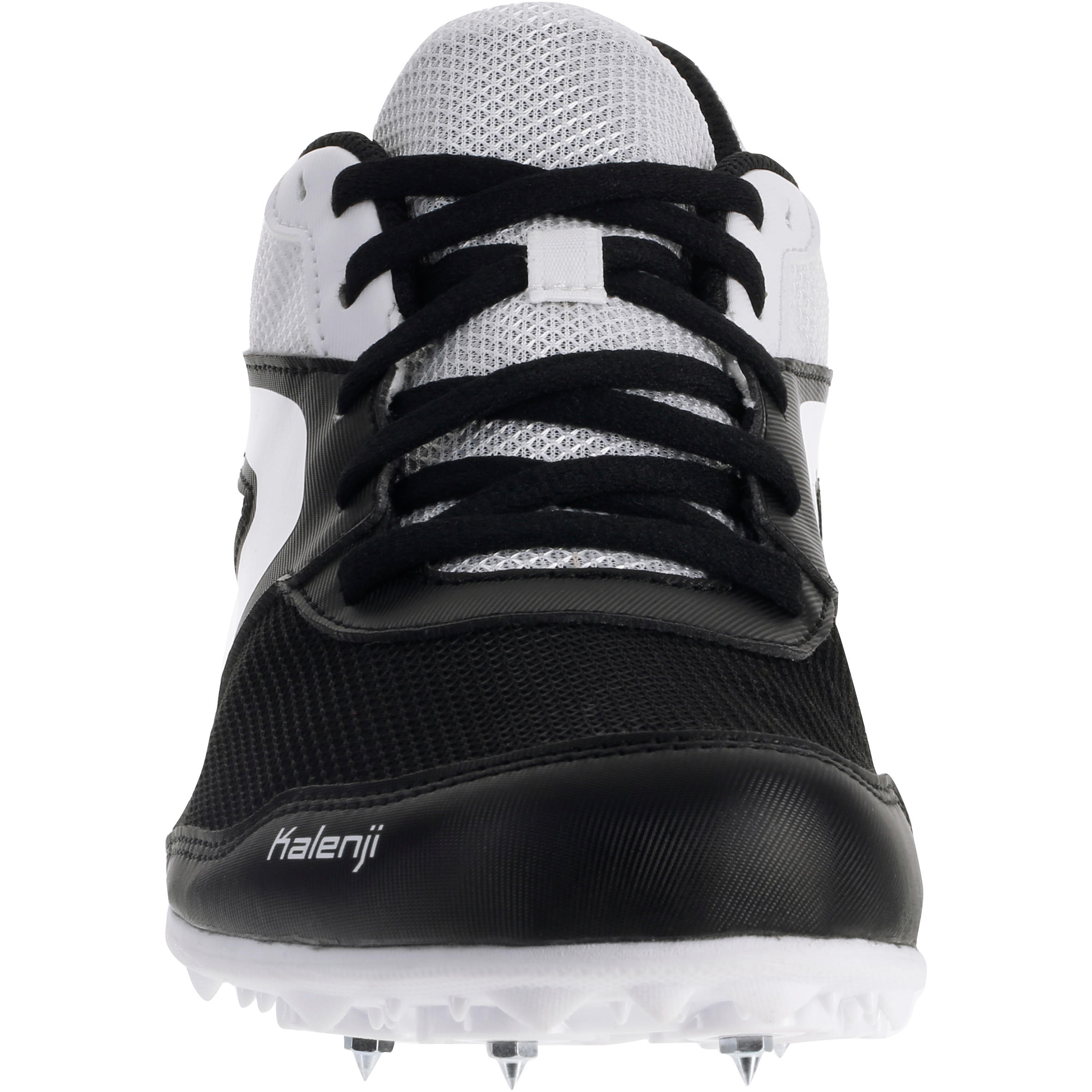 ATHLETICS TRAINERS WITH SPIKES BLACK WHITE 4/18