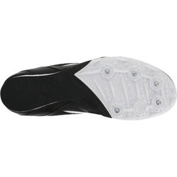 ATHLETICS TRAINERS WITH SPIKES BLACK WHITE