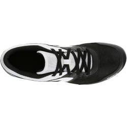 ATHLETICS TRAINERS WITH SPIKES BLACK WHITE