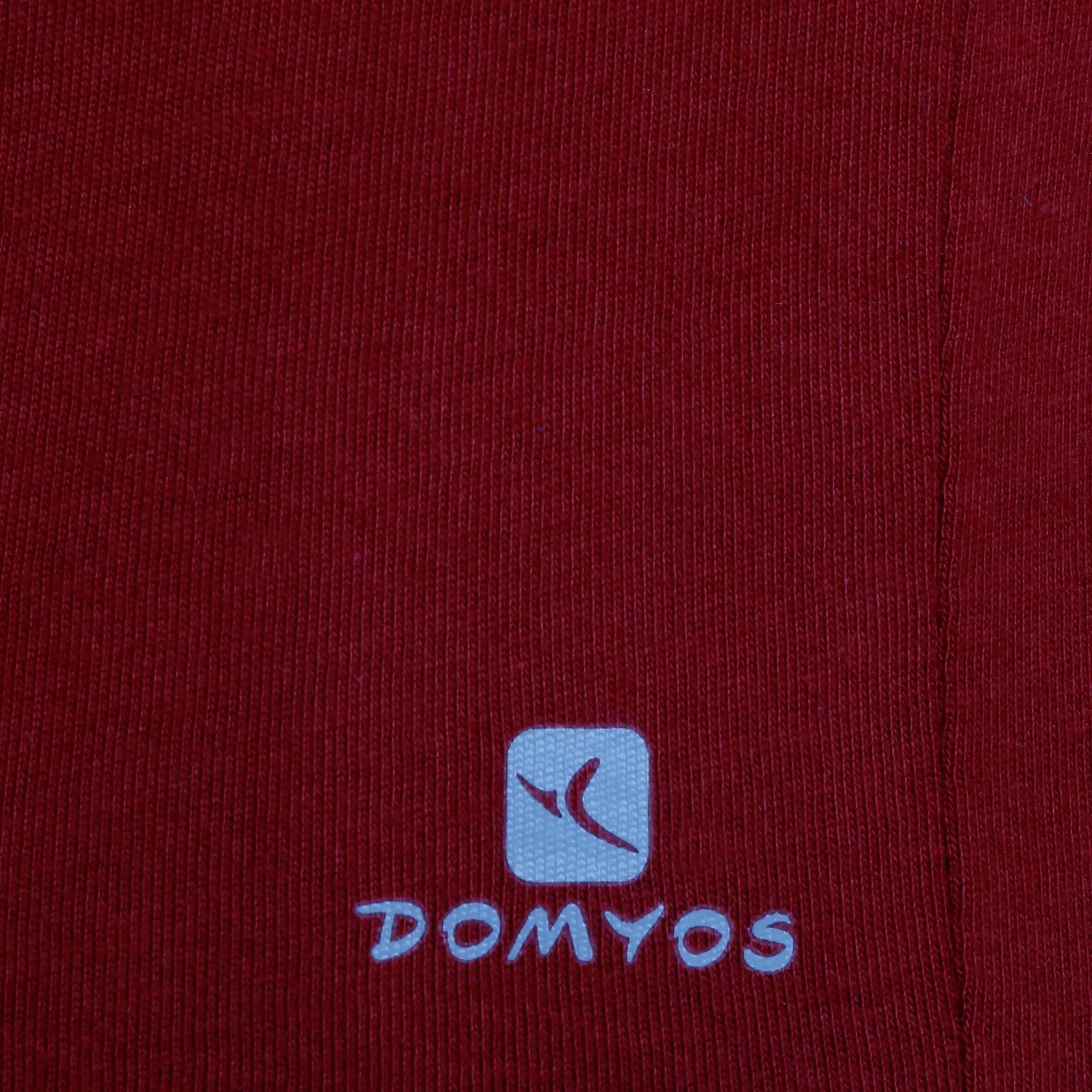 Boys' Gym Long-sleeved T-shirt - Burgundy 10/10