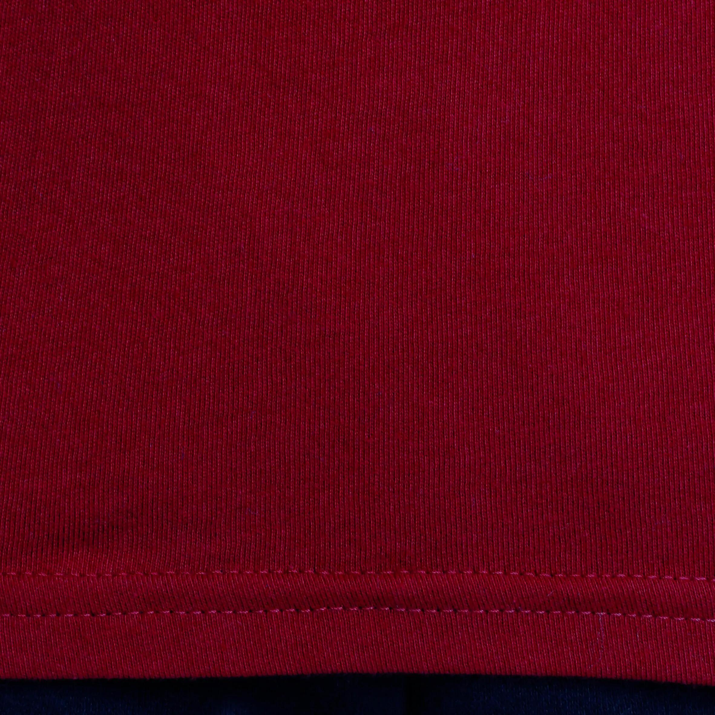 Boys' Gym Long-sleeved T-shirt - Burgundy 8/10