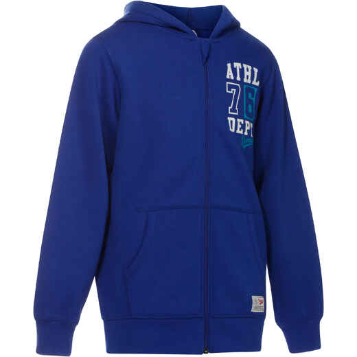 
      Boys' Gym Hooded Jacket - Blue
  