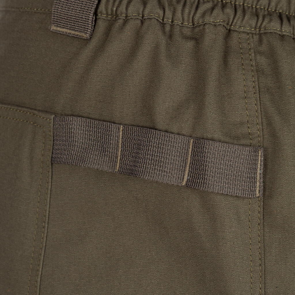 Pantalón Caza Solognac Steppe 540 Hombre Verde Resistente