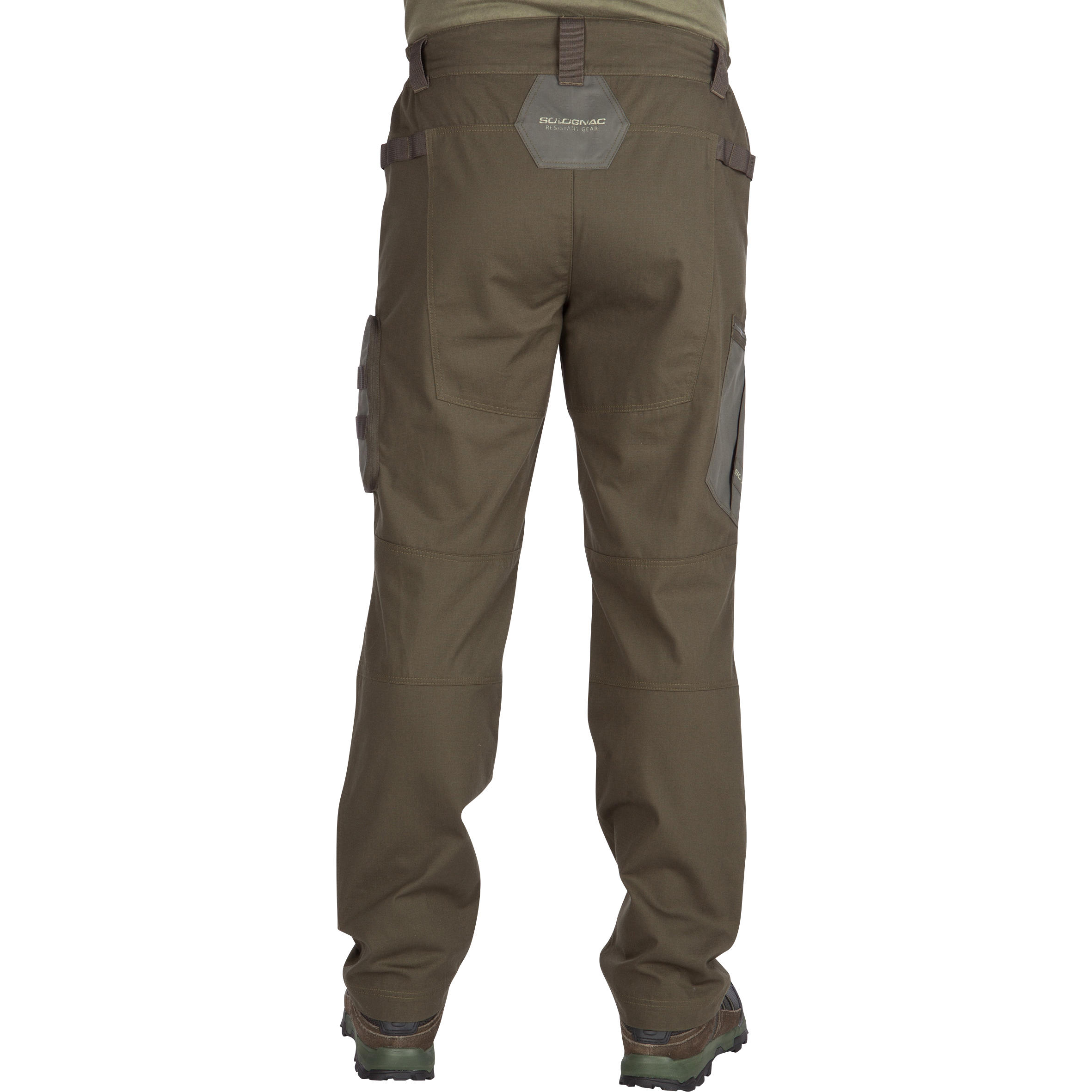 Low-waisted cargo trousers - Khaki green - Ladies | H&M IN