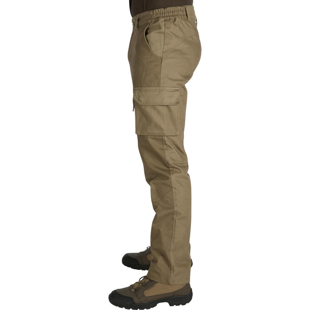 Pantalon chasse résistant et confortable Homme - 520 beige