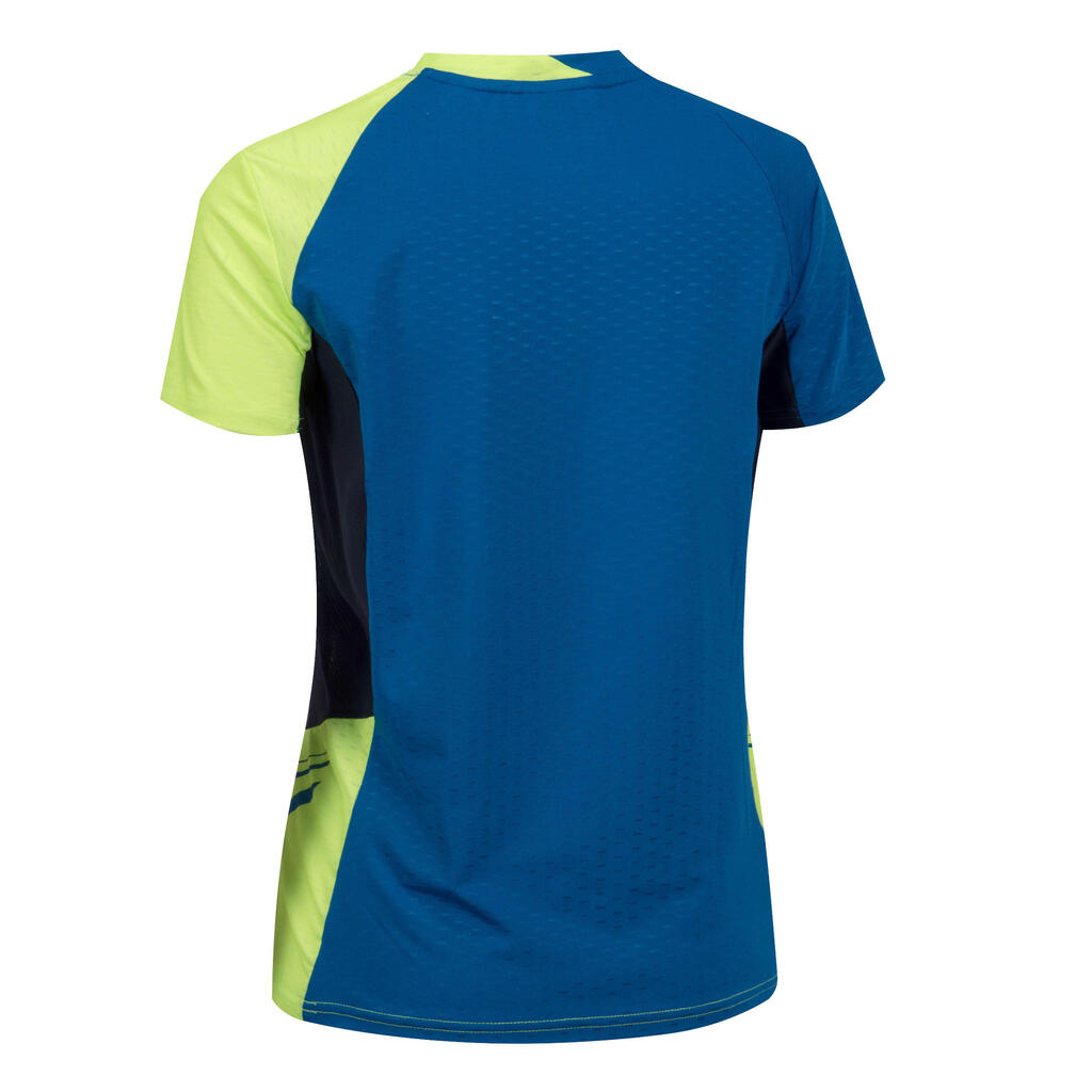 T-Shirt 860 Badminton Damen hellblau