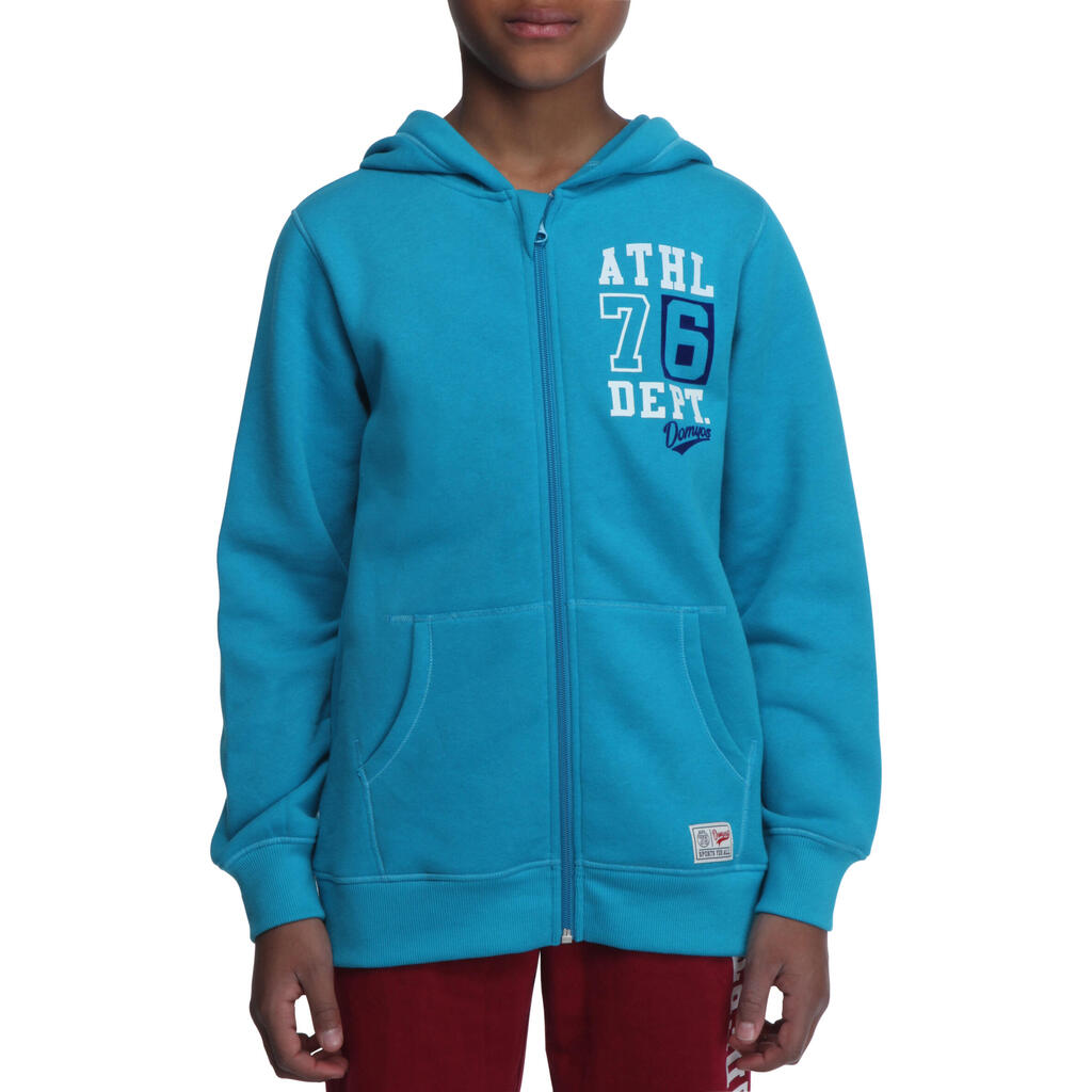 Boys' Gym Hooded Jacket - Blue