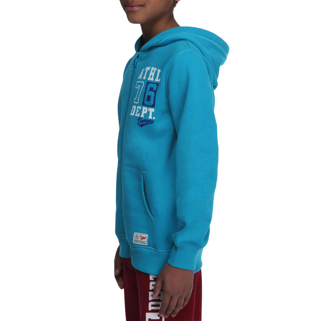 Boys' Gym Hooded Jacket - Blue