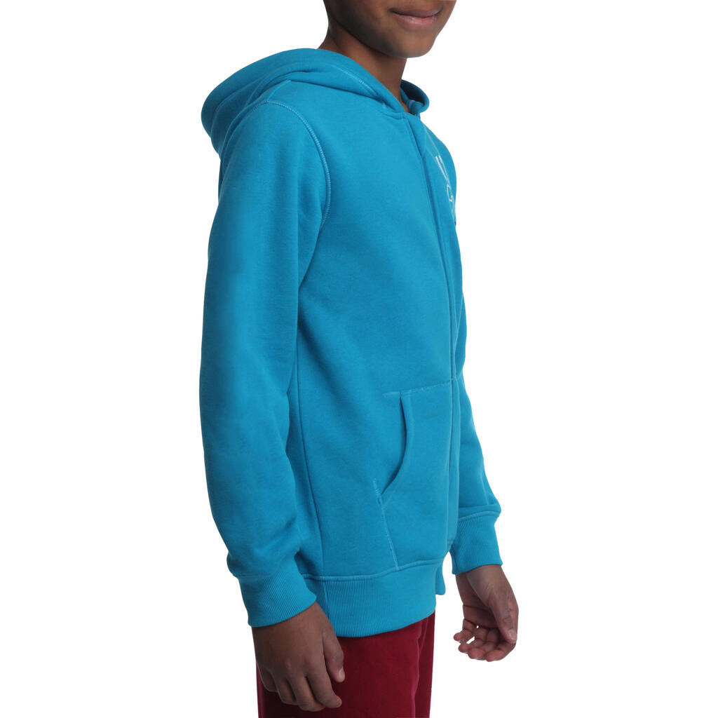 Boys' Gym Hooded Jacket - Blue