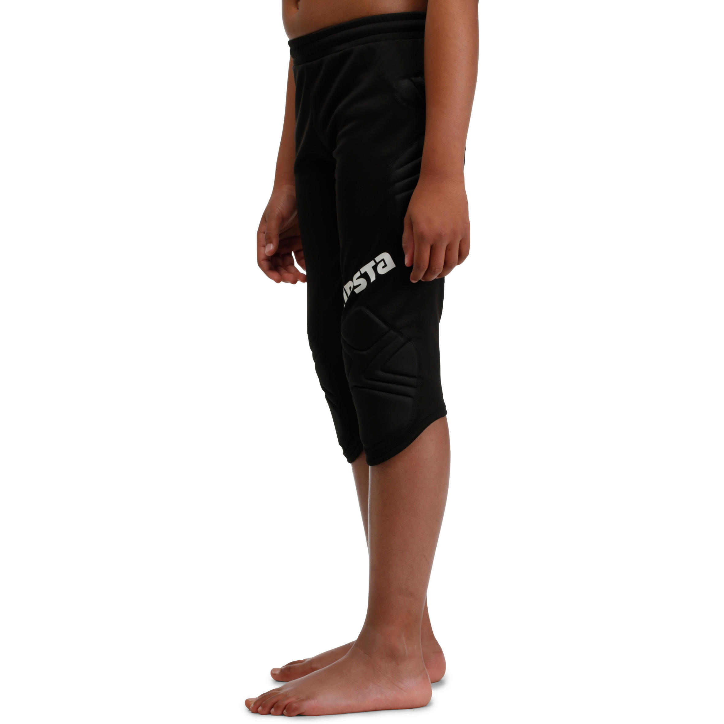 F300 Adult Football Goalkeeper 3/4 Length Bottoms - Black 2/9