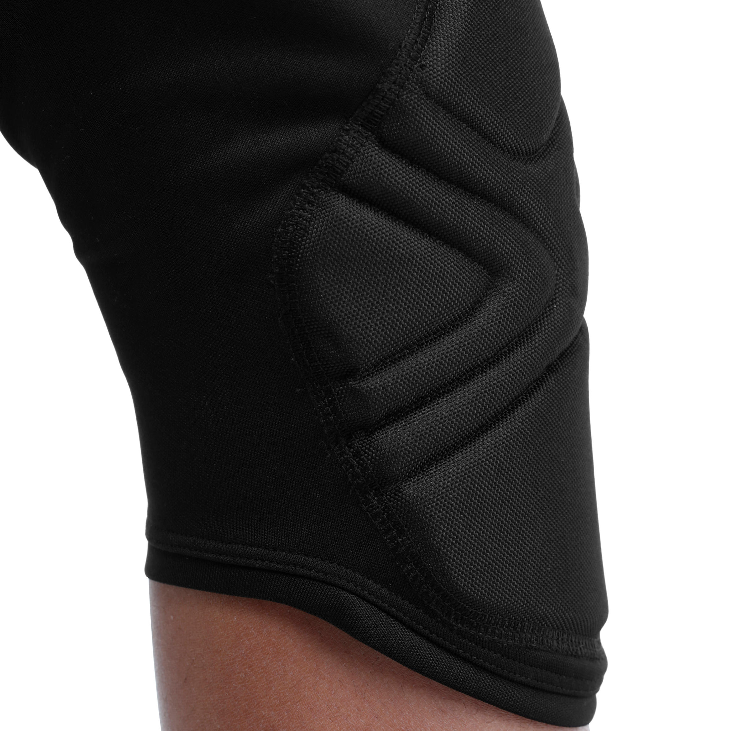 F300 Adult Football Goalkeeper 3/4 Length Bottoms - Black 8/9