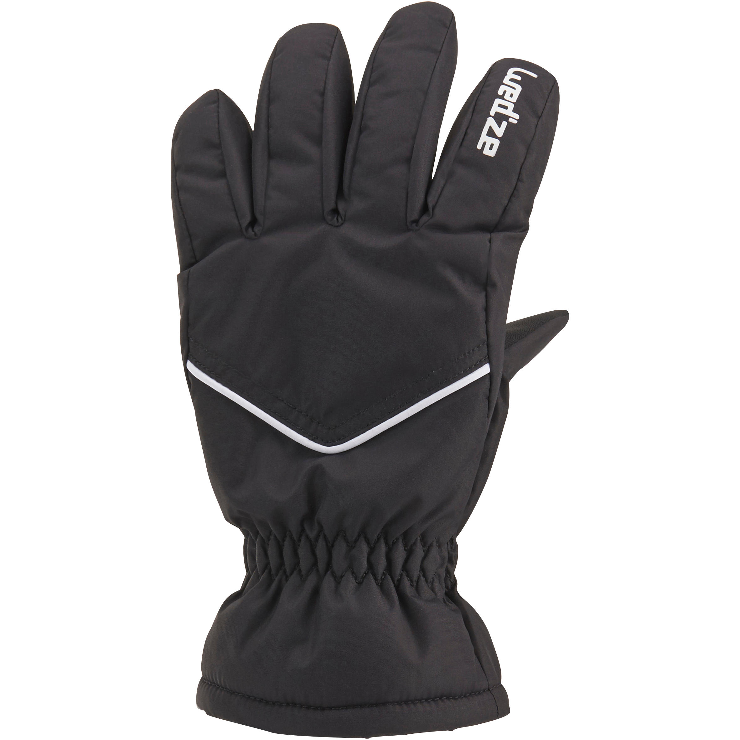 SKI GLOVES, CHILD, GLOVES SLIDE 100, BLACK 1/1