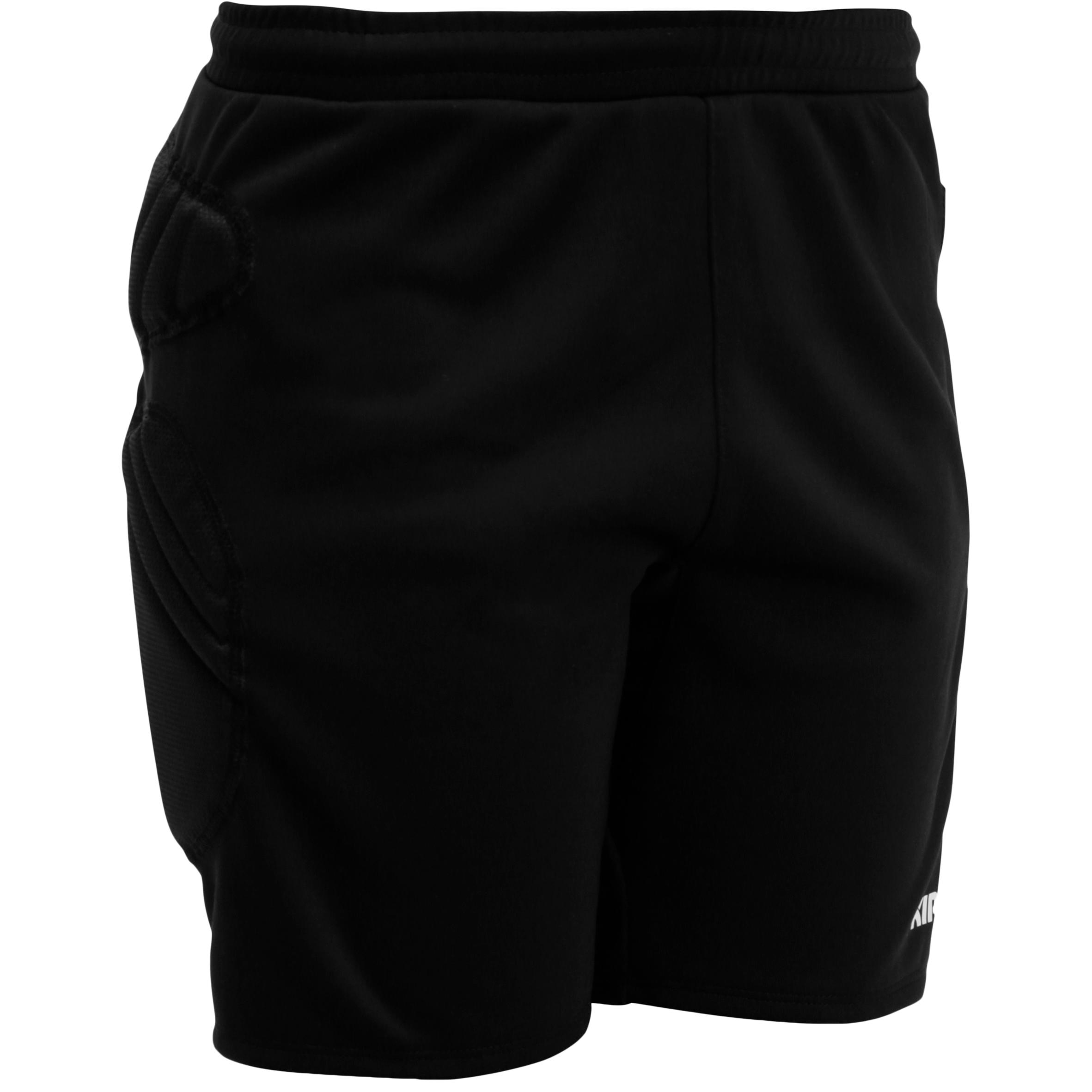 F300 Kids Football Goalkeeper Shorts - Black 1/1
