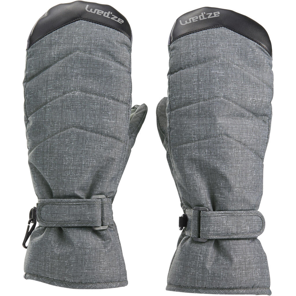 UNISEX SKI SLOPE MITTENS SLIDE 300