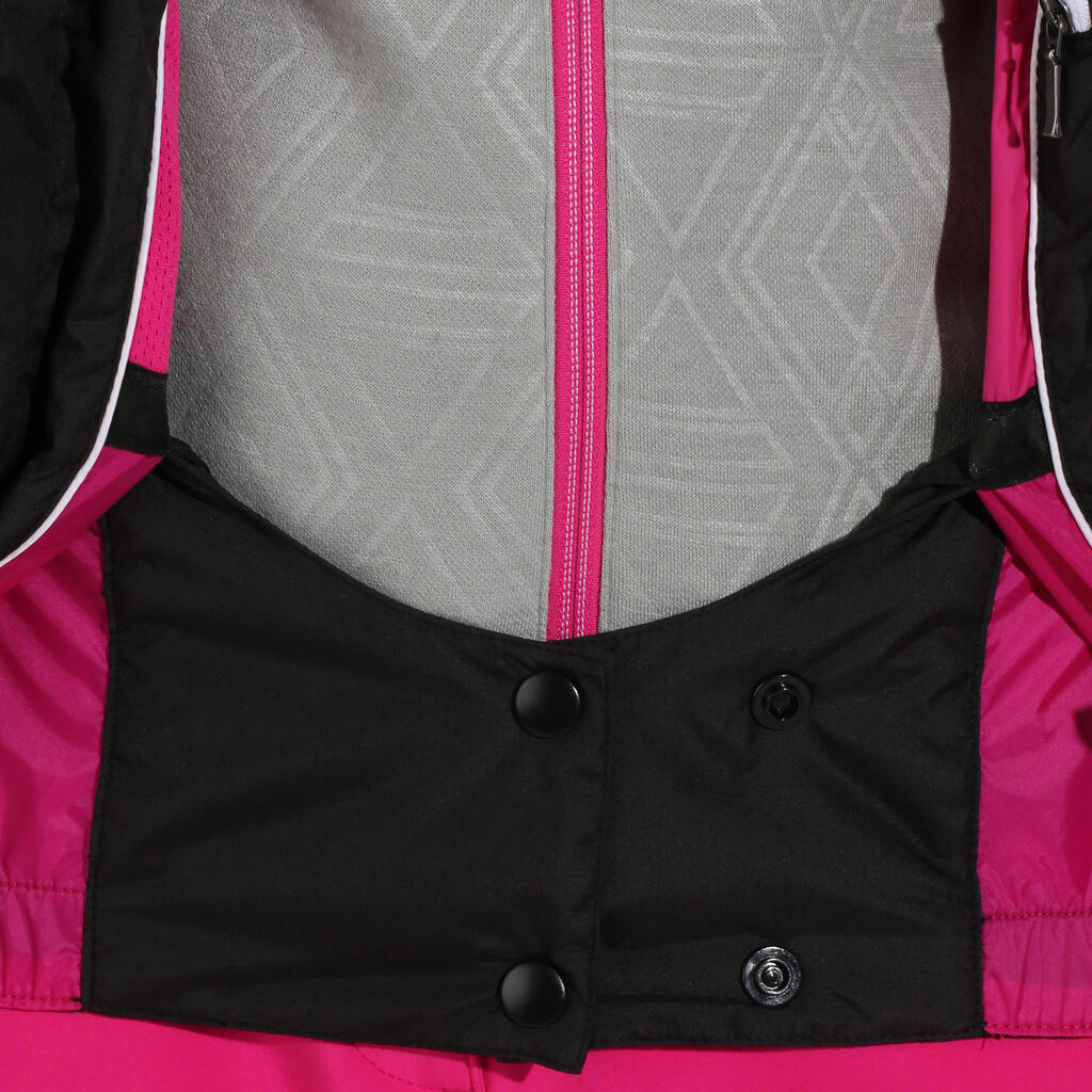 Skijacke Slide 500 Warm Damen schwarz
