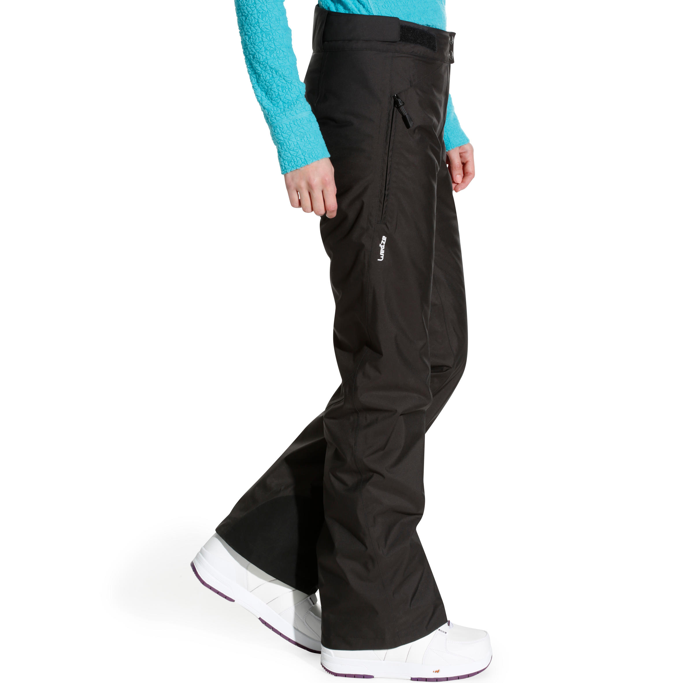 PANTALON SKI FEMME SLIDE 300 NOIR Decathlon