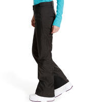 PANTALON SKI FEMME SLIDE 300 NOIR