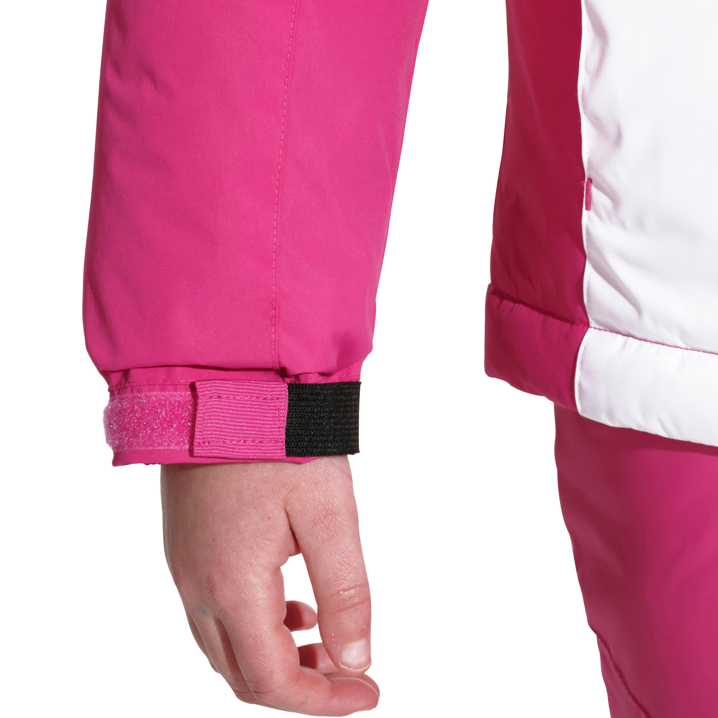 Slide 100 Girls' Ski Jacket - Pink/Blue/White WEDZE | Decathlon